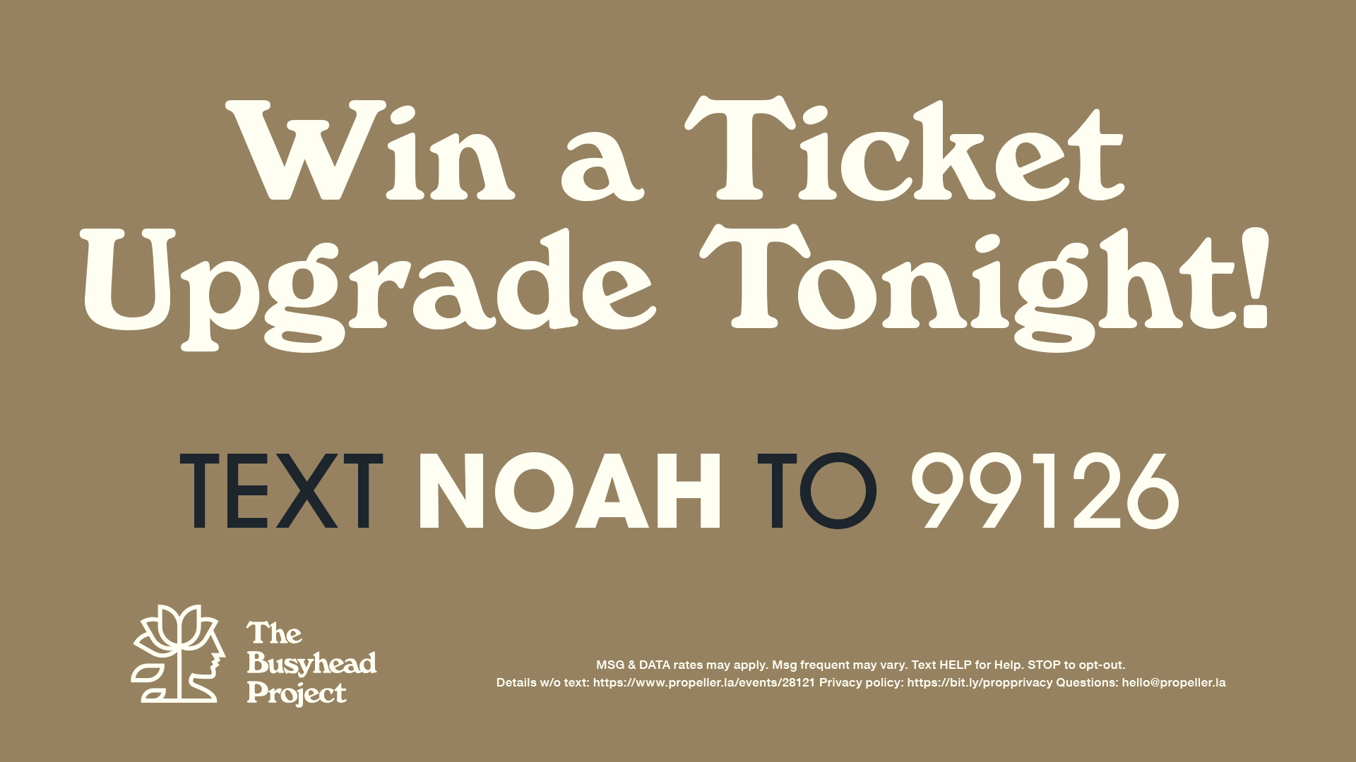 Noah Kahan In-Venue Activation